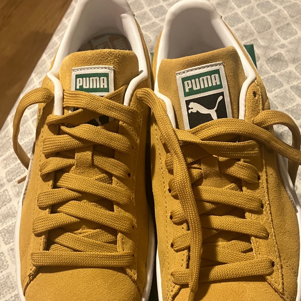 Puma Mustard Yellow Sneakers